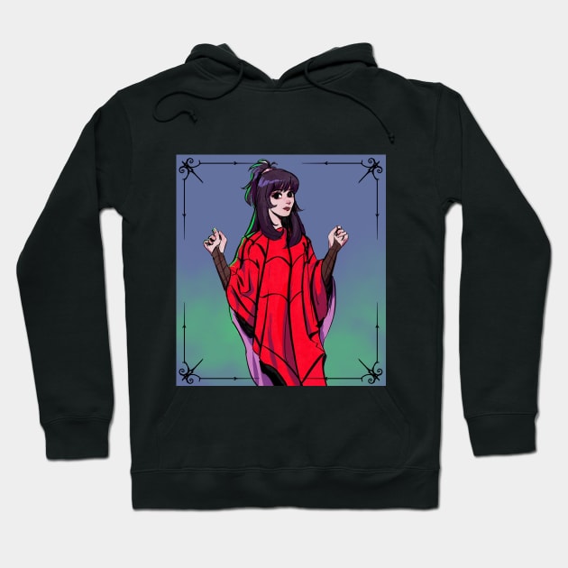 Lydia Deetz - Beetlejuice Hoodie by rafafloresart